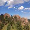 Red Rocks on the way back down.