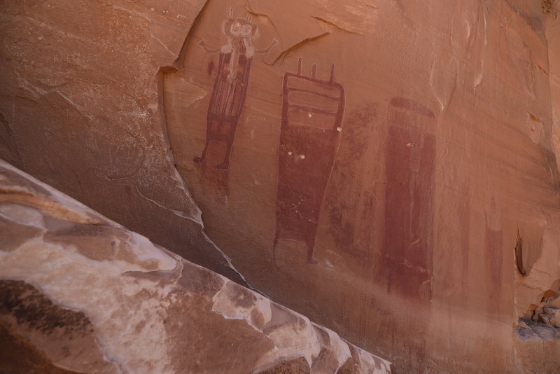 Figures in Black Dragon Canyon