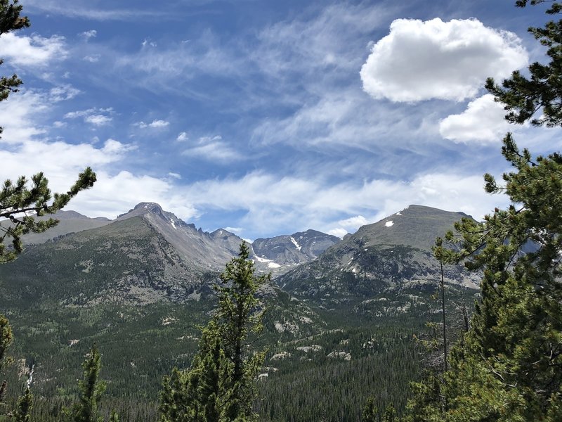 Views climbing up Odessa Lake trail