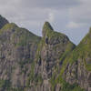 From left to right: Pieter Both (2nd highest peak at 820 meters), Creve Coeur, and Grand Peak