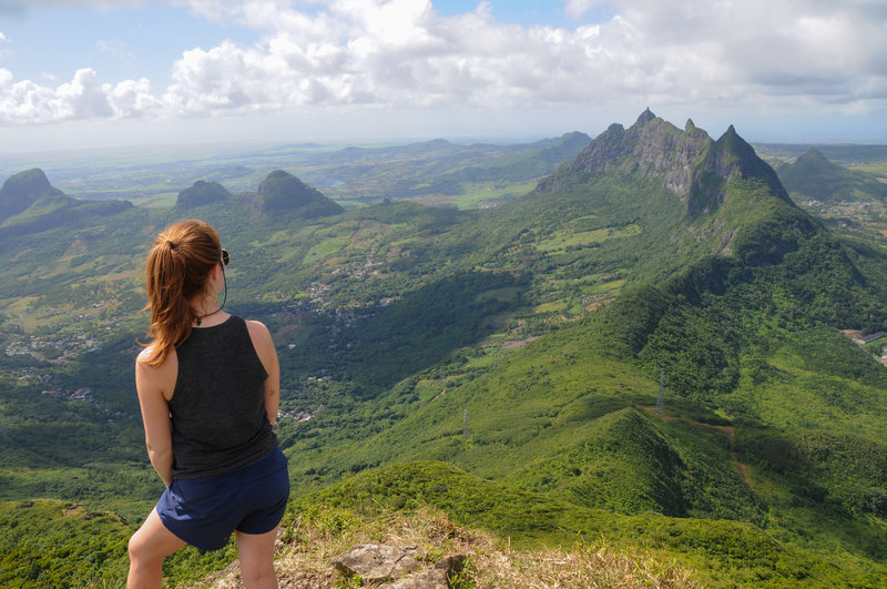 Amazing views to the northeast towards Pieter Both