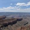 View to south with Unkar Creek running through picture. Jupiter Temple on left side.