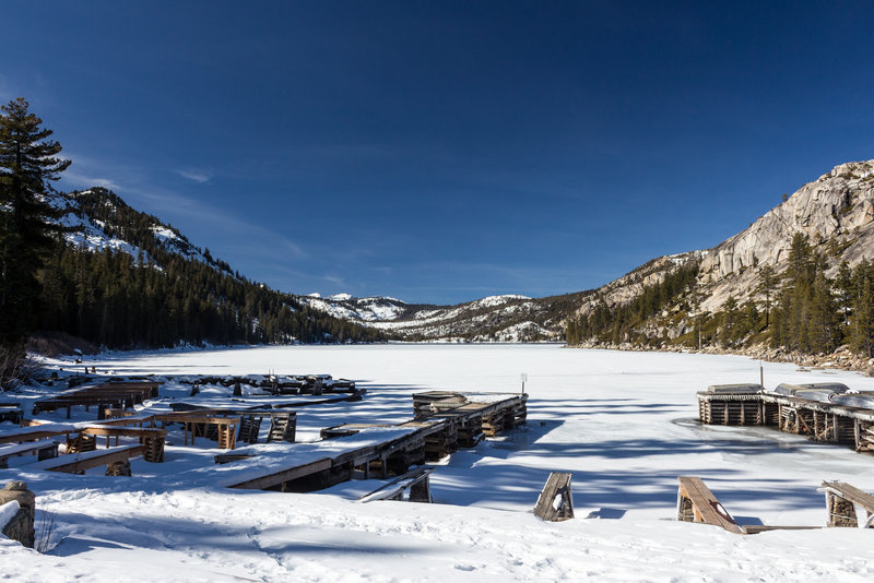 Lower Echo Lake from the Echo Chalet