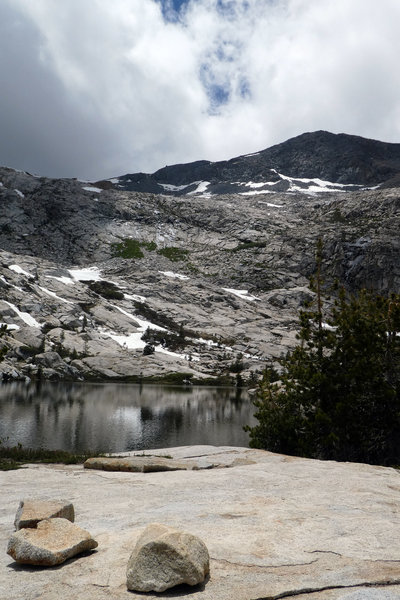 Lady Lake watching the clouds