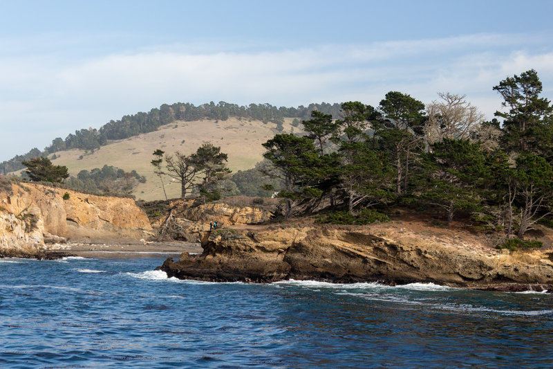 Coal Chute Point across Whaler's Cove from Cannery Point