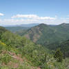 Lamb's Canyon (at the right) viewed from a lunch spot