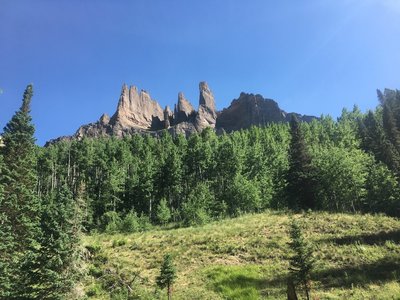 rock formations along the way