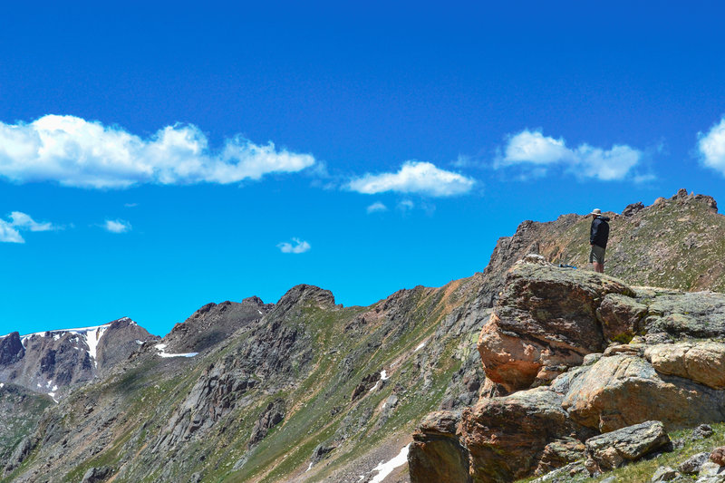 Exceptional views of Lost Man Basin await adventurous hikers that make the journey to Lost Man Lake.