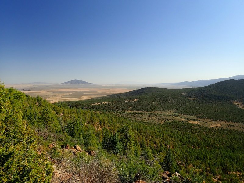 View north from the Guadalupe Saddle Overlook