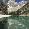 View of Delta Lake and Grand Teton