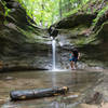 The punch bowl after a day of rain.