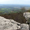 View from Pulpit Rocks. Looking south (April).