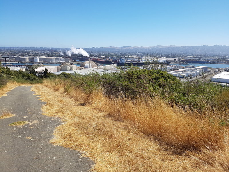 Views of Water Treatment and Refinery on the Crest Trail