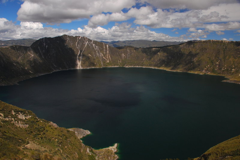 View of Laguna Quilotoa from the Crater Rim