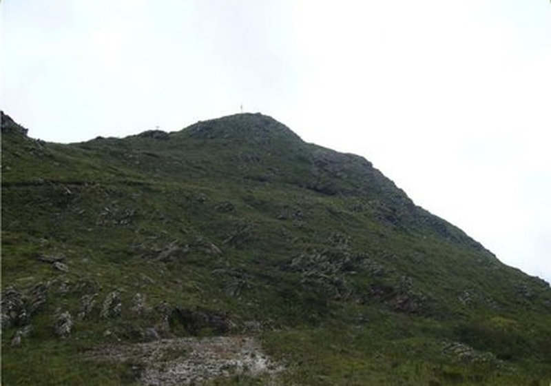 Canjeranas peak from the weather station