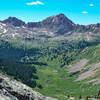 A view down Lost Man Lake basin.