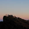 Plenty of room on the summit of Piton Des Neiges to watch the sun come up.