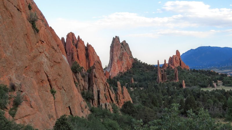 The walking trails through the Garden of the Gods offer unique perspectives of this otherworldly rock formations.