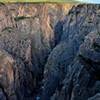 A wonderful contrast between the depths of the Black Canyon of the Gunnsion and the grasslands and blue skies above.