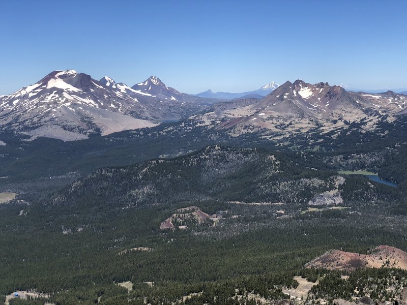 Sisters and Broken Top from Mount Bachelor