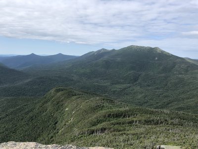 From Mount Garfield summit looking to the backside of Mount Lafayette.