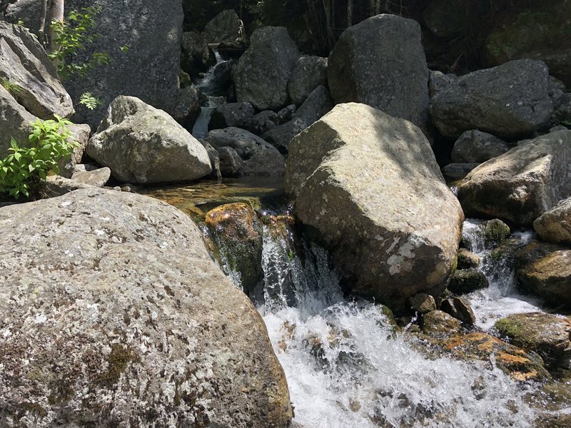 Cascade Brook crossing on Israel Ridge Path. A must stop for a good foot soak