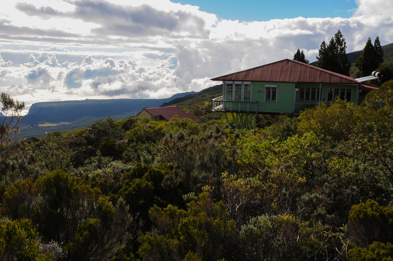 Gite du Volcan is a hikers' hostel you start your hike right from