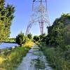 Chesapeake Bay side of trail radio tower