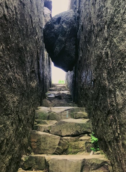 Rocky stair case