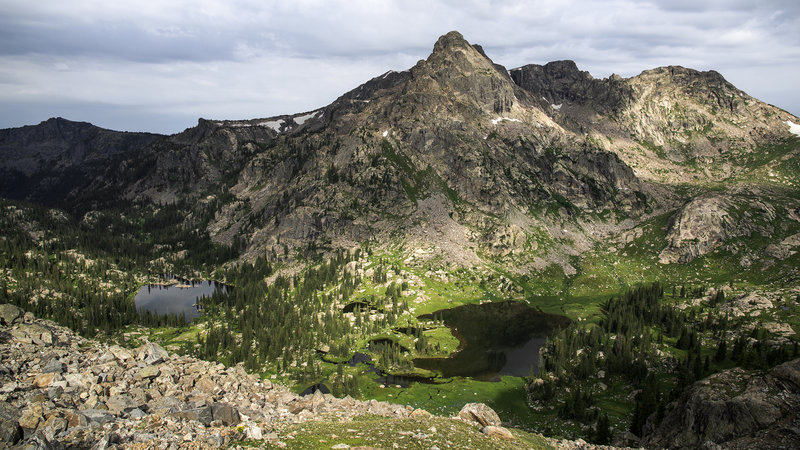 Hiamovi Tower and Mountain from Cooper Pass.