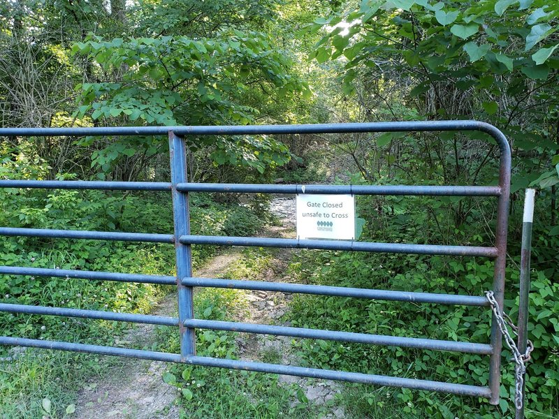 When the Beaver Trail creek crossing is closed