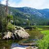 Lone Pine Lake near outlet