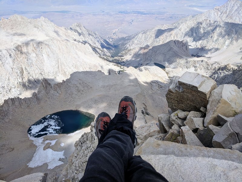 Sitting atop Mount Whitney