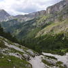 Trail down into the Langental