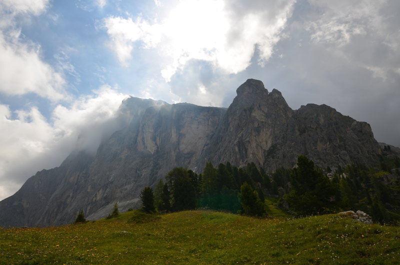 Plattkofel from around Plattkofelhütte