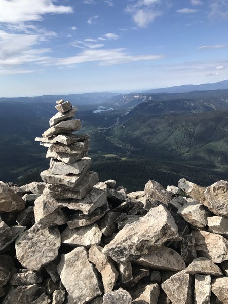 Cairn at the summit