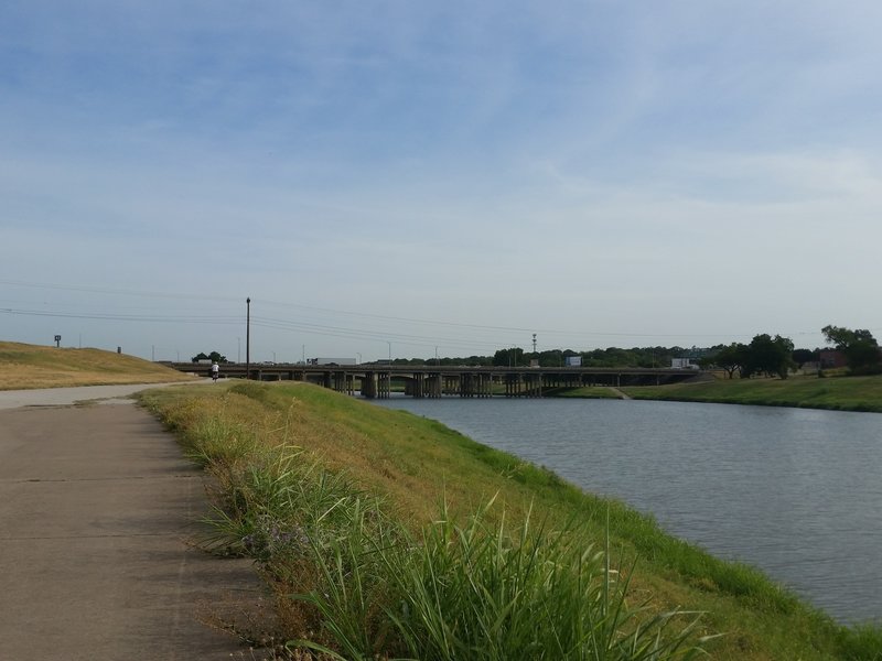 Up towards the top of the LWC path on the west side of the Trinity