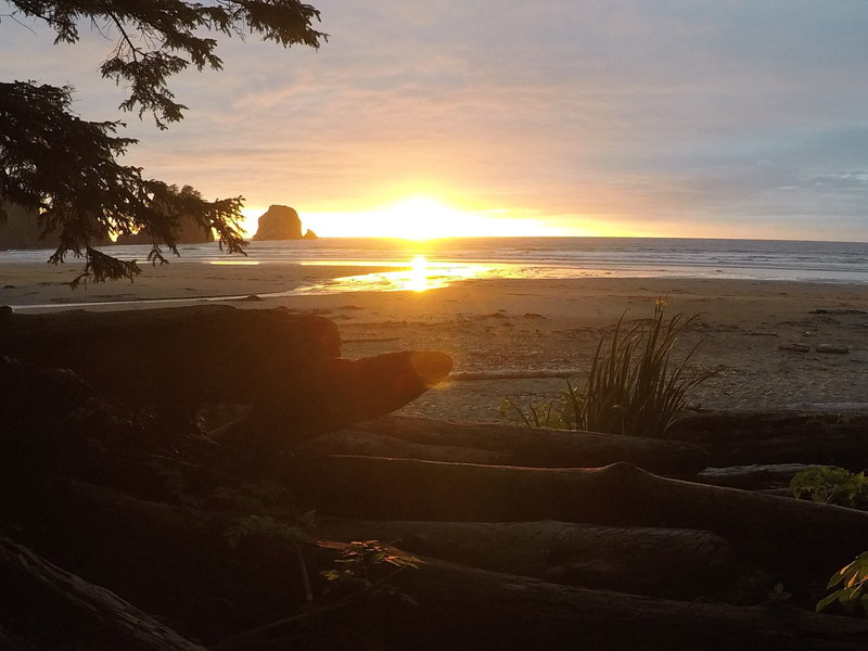 Sunset from Shi-Shi Beach.