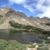 Looking north/northwest at Island Lake and Carey Lake below.