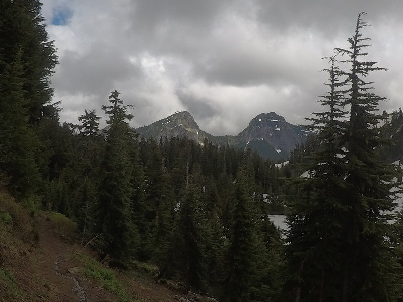 Looking back on Skagway Pass.