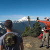 Mt. Baker dominating the horizon.