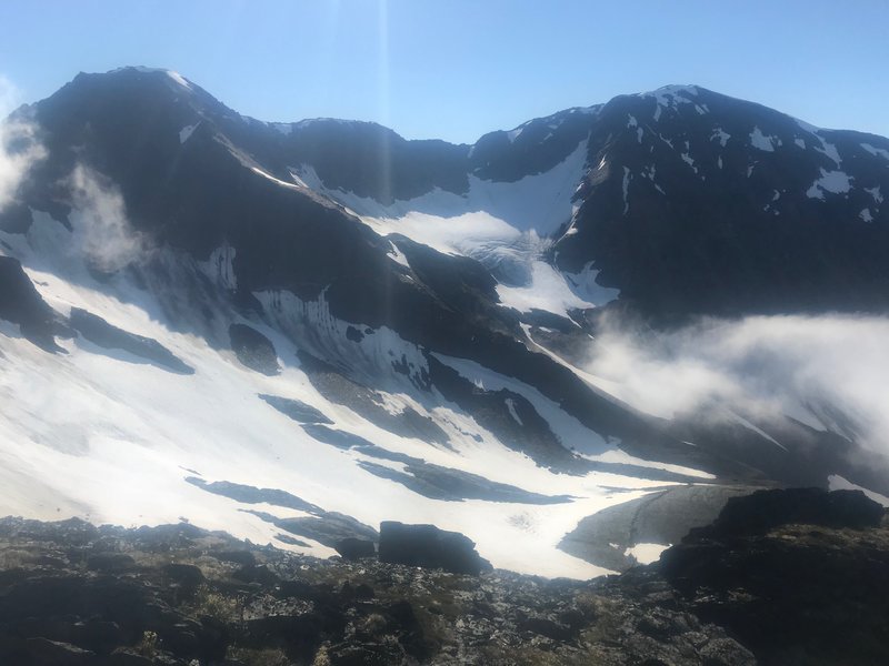 Looking towards Virgin Creek Bowl