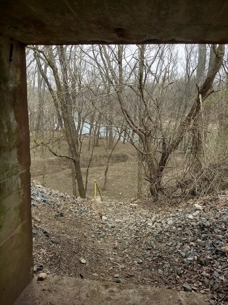 View coming out of the tunnel facing the Meramec River