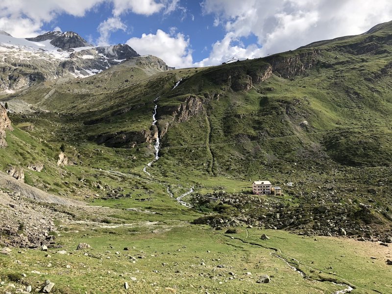 Looking across the Trift Valley on the second ascent