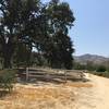 Entrance to the Pico Canyon Park trail