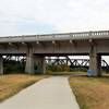 Just around the bend from Cold Springs: rail tracks from the early 1900's, and a contemporary overpass