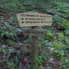 Yellowhammer Gap trailhead on Ike Branch