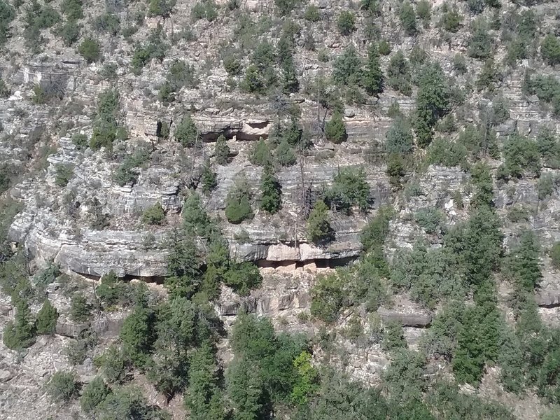 View of cliff dwellings