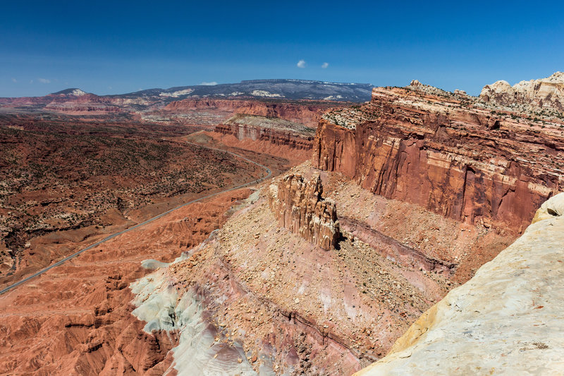 The Castle and Mummy Cliff with Thousand Lakes Mountain in the background