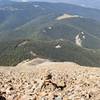 Looking back down the trail on West Spanish Peak